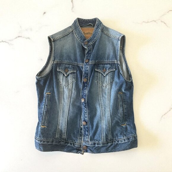 LEVIS LEVI STRAUSS Women's Denim Vest Size Large (12/14) - Picture 1 of 7